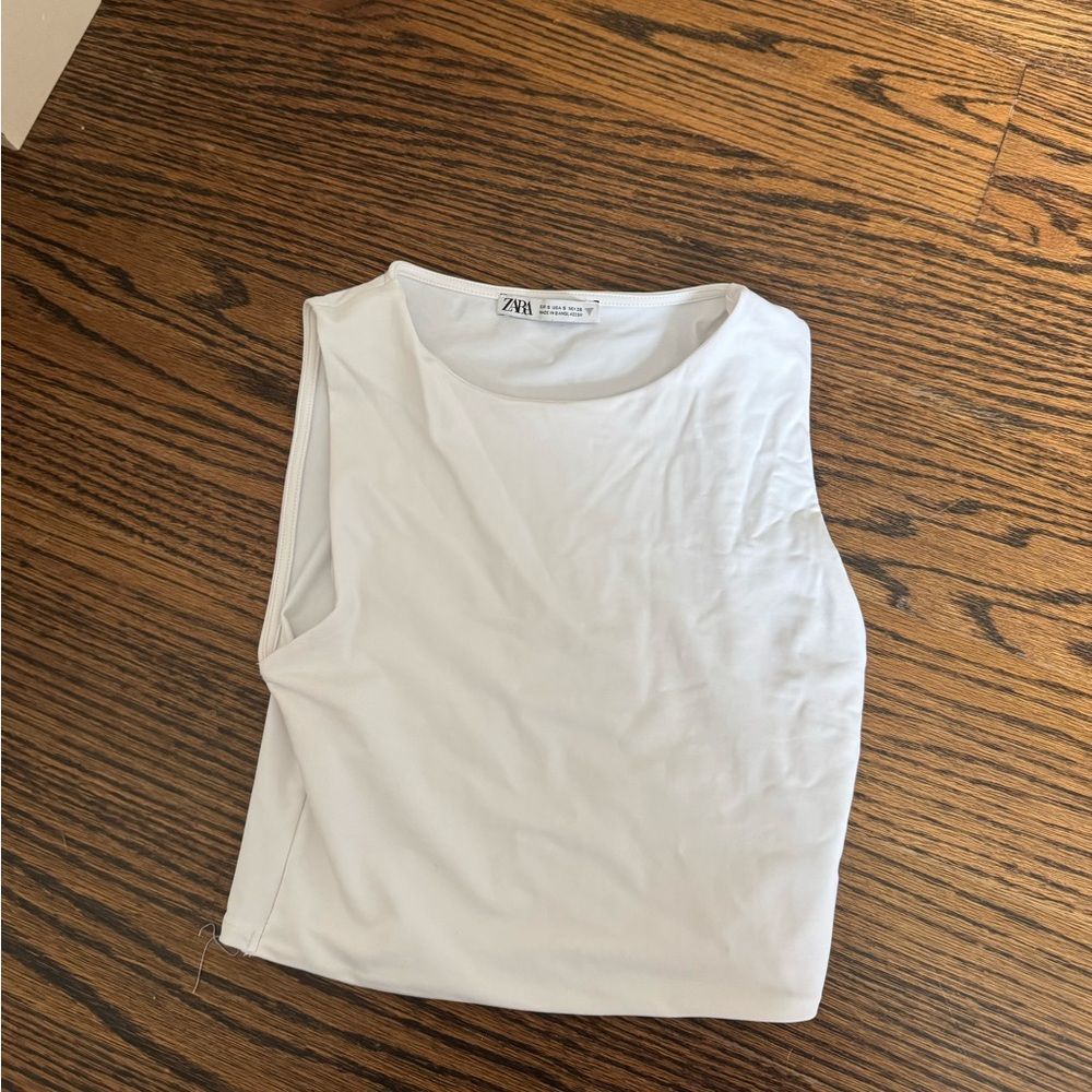 Zara White  Tank Top